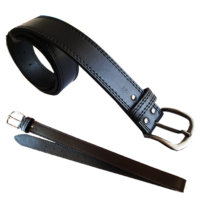 Tactical Black leather belt