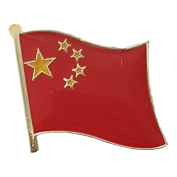 China  Flag Enamel Pin.