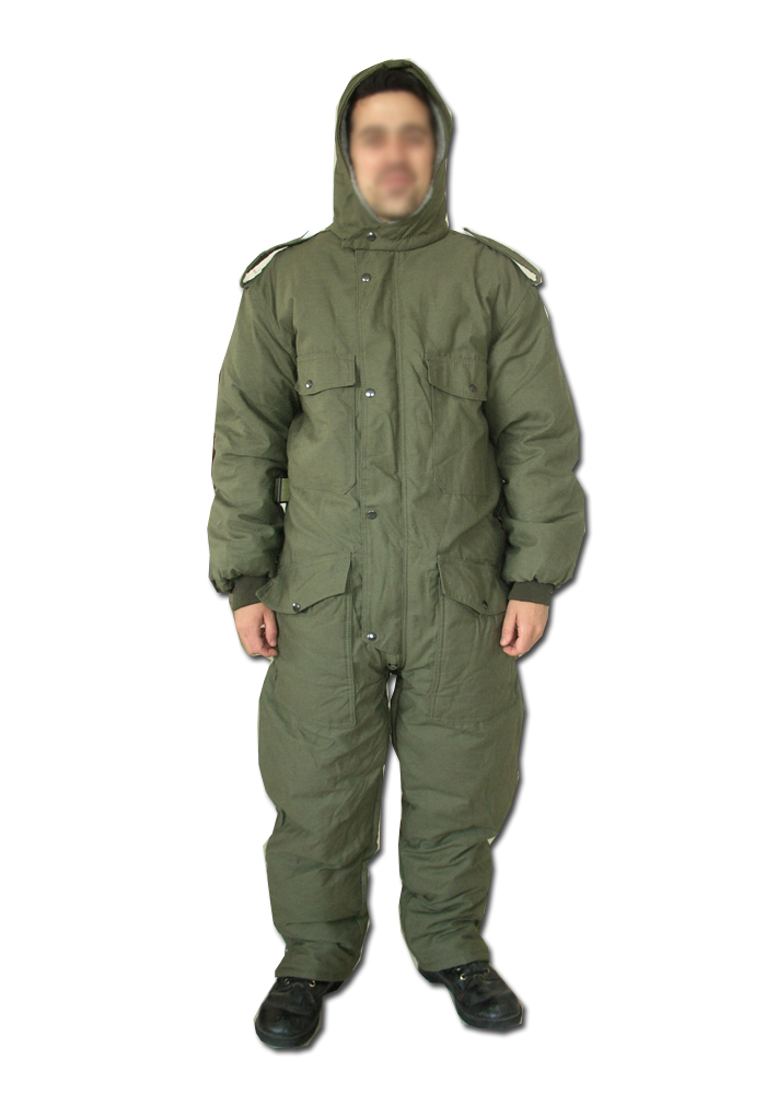 IDF Official "Hermonit" Israeli Army Extreme Cold Weather Boiler cloth suit work wear Coverall olive green